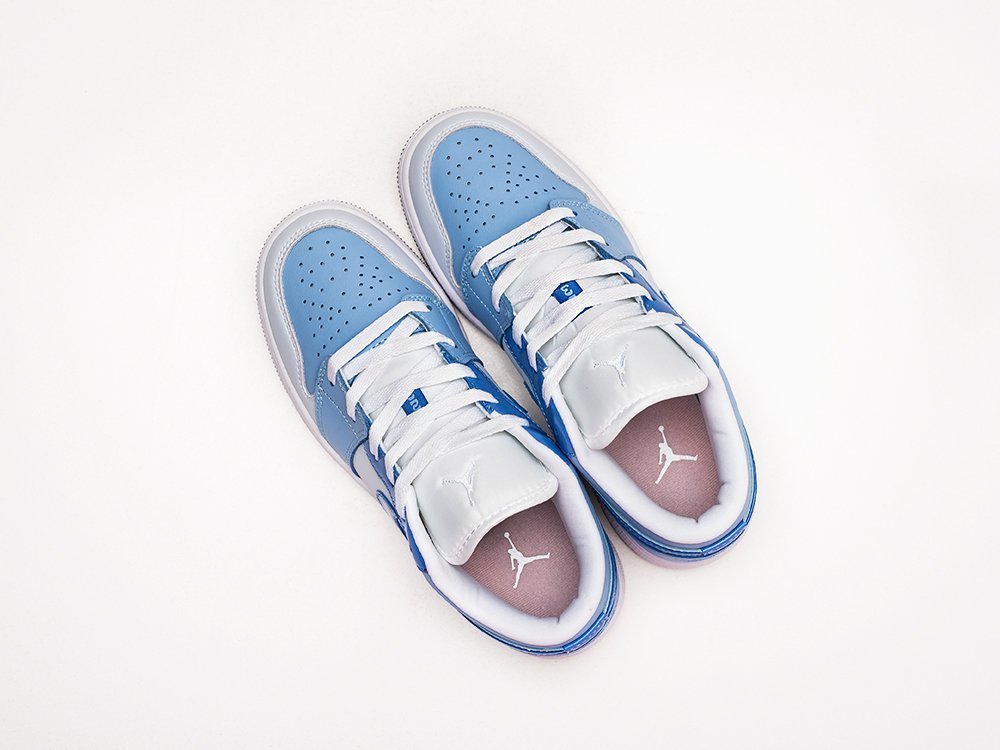 Air jordan 1 low light blue best sale